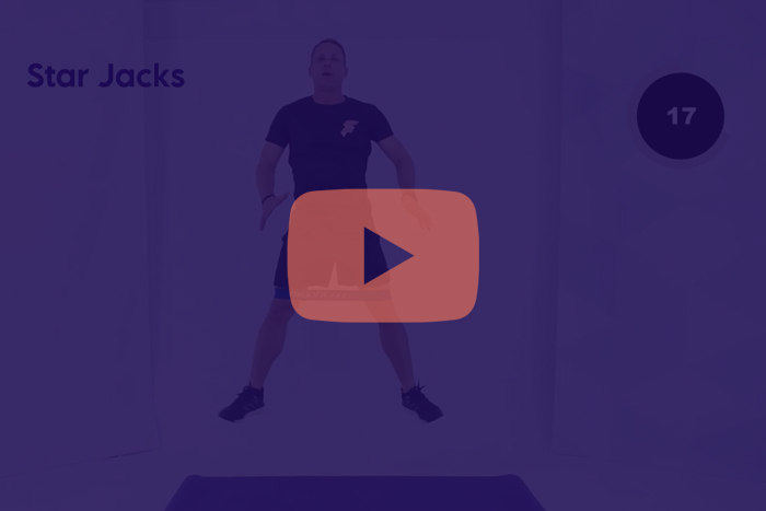 YouTube Video: 21 min Full Body Athletic Workout Advanced (Mini- & Long-Band)